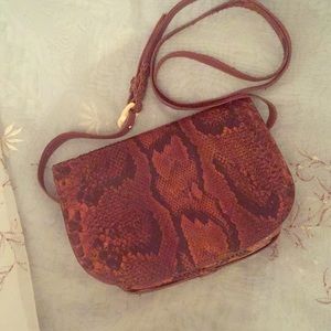Vintage Lowell Snake Skin Shoulderbag
